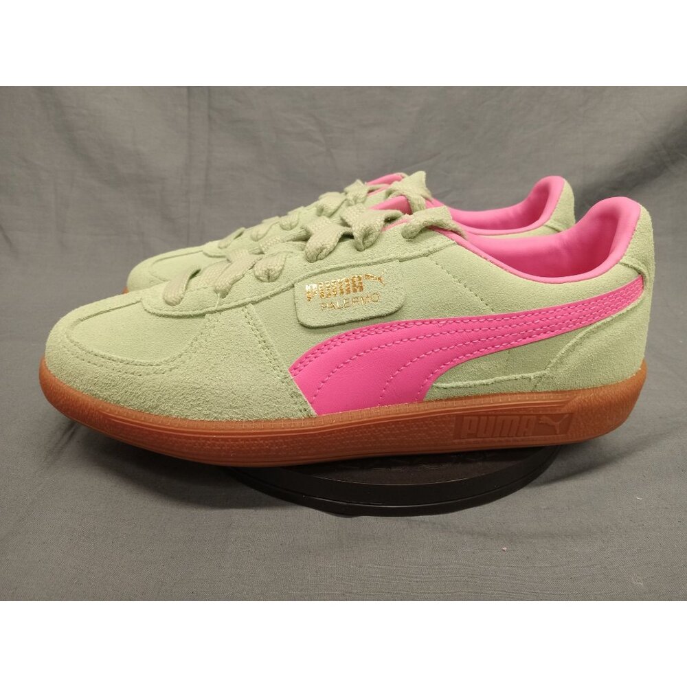 Puma Girls Palermo Jr. Lace Up Sneakers Mint Pink Size 6 NEW NO BOX! - Picture 8 of 11
